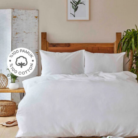 Комплект постельного белья Karaca Home “Back To Nature beyaz”
