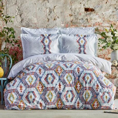 Постельное белье Karaca Home “Besta indigo”