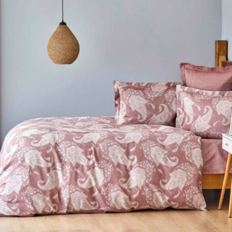 Постельное белье Karaca Home  “Sadomia bordo”