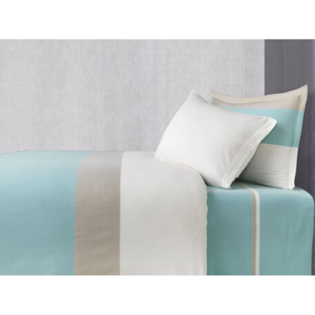 Комплект постельного белья ручной роботы Buldans “Verona milk blue” king size