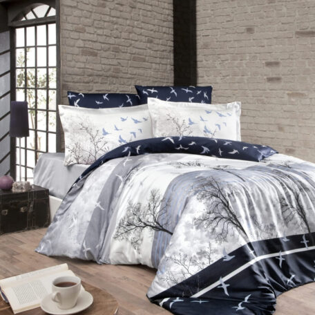 Комплект постельного белья First choice “Doga” Navy Blue Комплект постельного белья First choice “Doga” Navy Blue