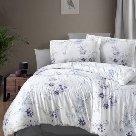 Комплект постельного белья FirstChoice Satin “Leena Lilac”
