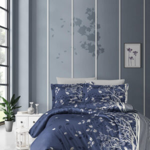 Комплект постельного белья FirstChoice Satin “Living Navy Blue”