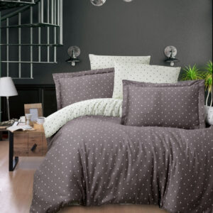 Комплект постельного белья FirstChoice Satin “Point Brown”
