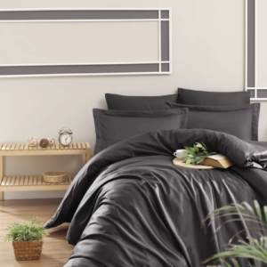 Комплект постельного белья FirstChoice Satin “Snazzy Anthracite”