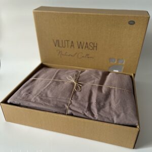 Комплект постельного белья Wash коричневый
