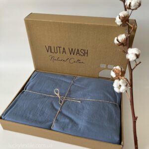 Комплект постельного белья Wash синий